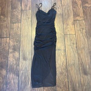 Windsor Dark Brown Sparkly Dress